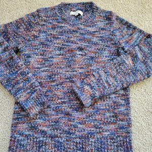 ANN TAYLOR Loft MultiColor Shimmer Stitch Small Size Sweater
